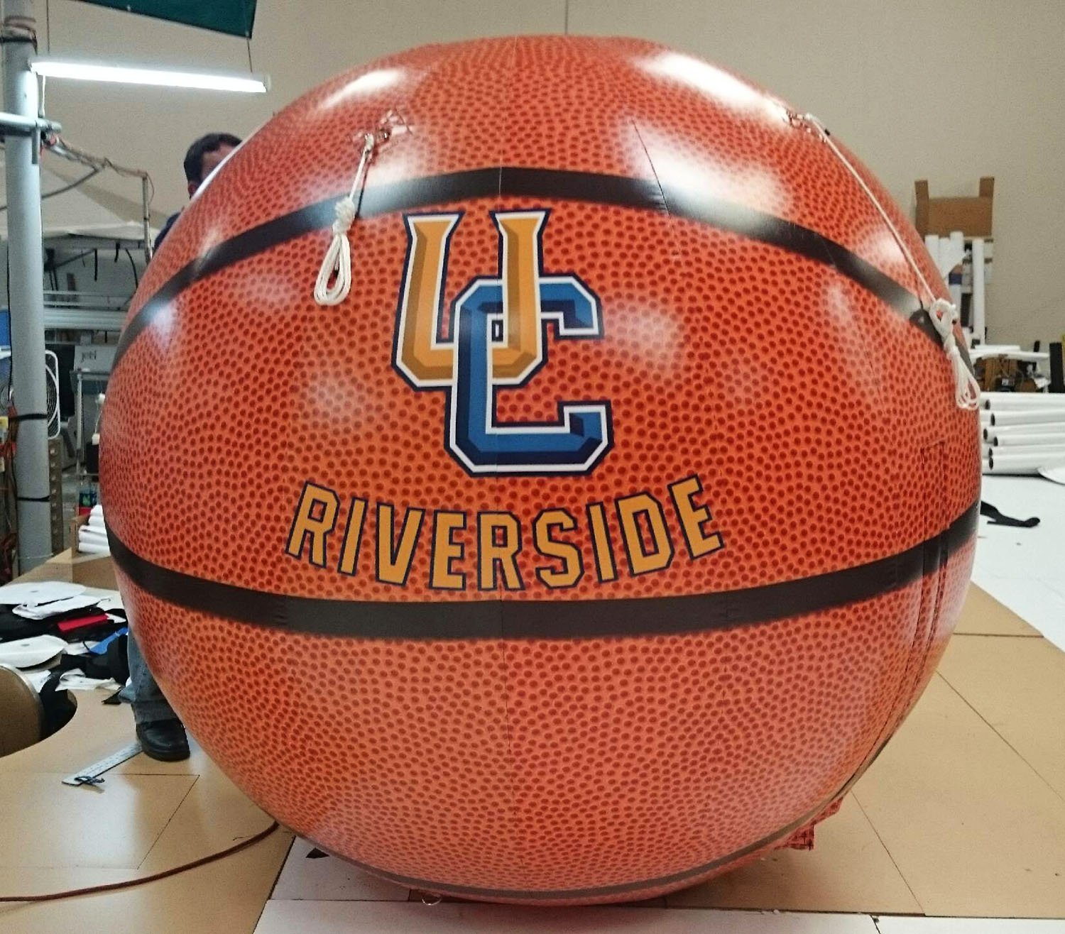 Large Spalding Basketball Inflatable Replica Product Replica
